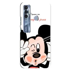 Міккі Маус чохол для TECNO Spark 7 Pro (AlphaPrint - Мультяшні) (Маус Міккі)