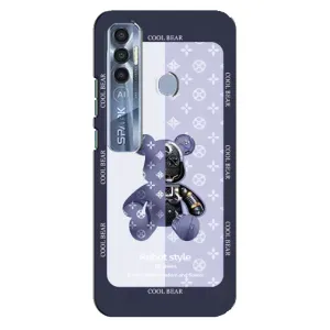 Круті Чохли Луі Віттон для TECNO Spark 7 Pro (AlphaPrint) (Медведик LV)