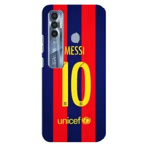 Чохли Мессі для TECNO Spark 7 Pro (AlphaPrint) (Messi Barca 10)