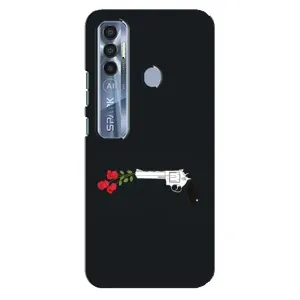Чехлы (ART) Цветы на TECNO Spark 7 Pro (VPrint) (Неочікувані квіти)
