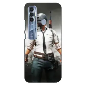Чехол PUBG для Техно Спарк 7 Про (AlphaPrint)