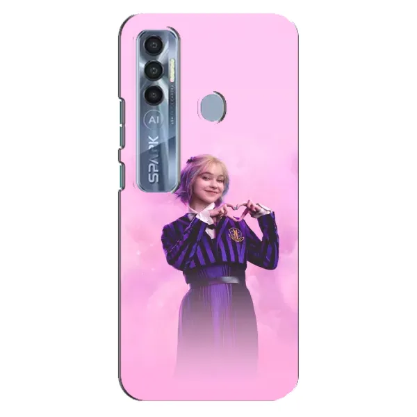 Чохол з принтом «Яскрава Енід Венздей» для TECNO Spark 7 Pro Чохол з принтом «Яскрава Енід Венздей» для TECNO Spark 7 Pro