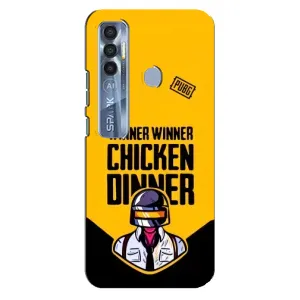 Чеjхол PUBG для ТЕКНО  Спарк 7 Про (AlphaPrint) (Pubg шолом)