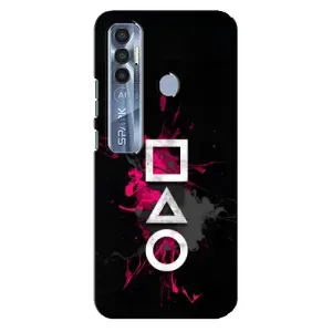 Чохол Гра в кальмара для TECNO Spark 7 Pro (Символи Гра кальмара)