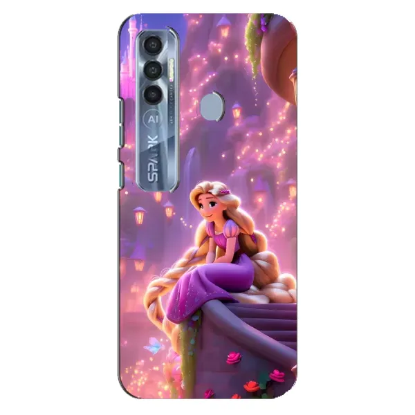 Чохол з принтом «Рапунцель у замку» для TECNO Spark 7 Pro Чохол з принтом «Рапунцель у замку» для TECNO Spark 7 Pro
