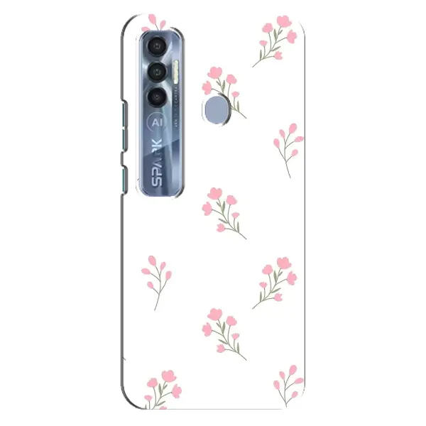 Чехол с принтом «Розовые цветы» для TECNO Spark 7 Pro Чехол с принтом «Розовые цветы» для TECNO Spark 7 Pro