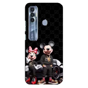 Чохол Disney Mouse TECNO Spark 7 Pro (PREMIUMPrint) (Родина Маусів)