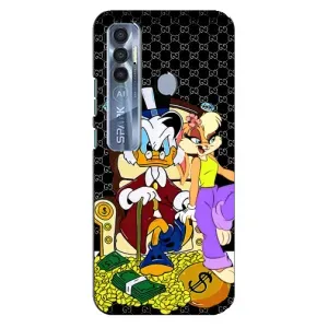 Чехли для TECNO Spark 7 Pro - Скрудж МакДак Louis Vuitton (PREMIUMPrint) (Стильна Утка)