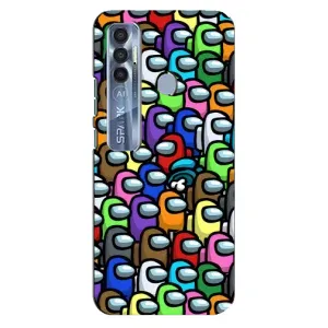 Чохли Амонг Ас для TECNO Spark 7 Pro (AlphaPrint) (Убитий)