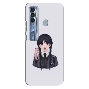 Чохли Венсдей на TECNO Spark 7 Pro Уенсдей (AlphaPrint) (Венздей і Річ)