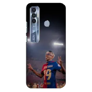 Чохол з футболістом Ламін Ямаль TECNO Spark 7 Pro (Ямаль на стадіоні)