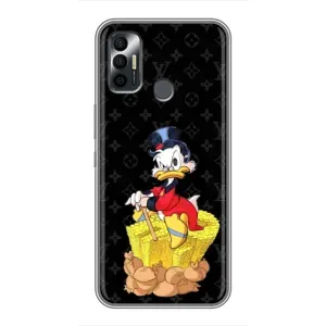 Чехлы для TECNO Spark 7P - Скрудж МакДак Louis Vuitton (PREMIUMPrint) (Богатство Макдака)
