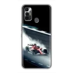 Чехол Формула1 на TECNO Spark 7P (Болид гоночный)