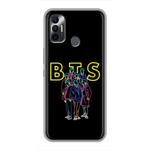 Чехол с принтом «BTS стайл» для TECNO Spark 7P Чехол с принтом «BTS стайл» для TECNO Spark 7P