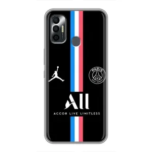 Чехлы PSG для TECNO Spark 7P (AlphaPrint) (футболка ПСЖ)