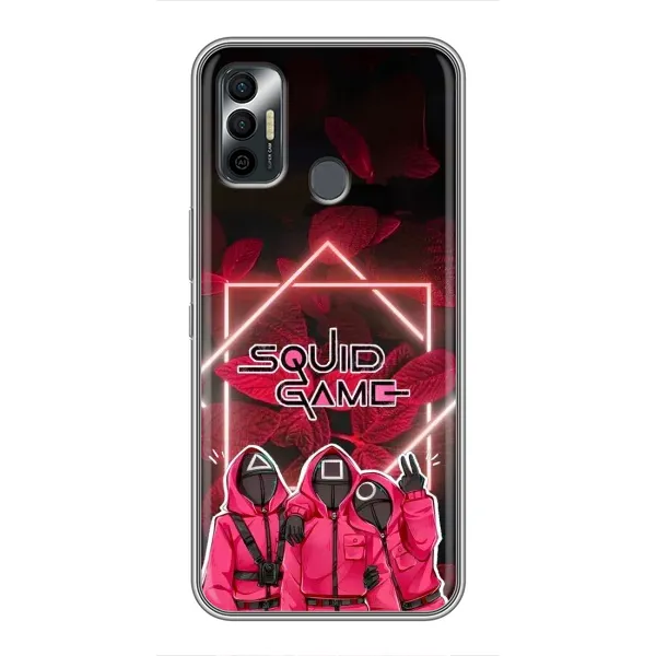 Чехол с принтом «Охранники Игра кальмара» для TECNO Spark 7P