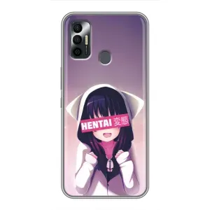 Чехол с принтом «Hentai chan» для TECNO Spark 7P