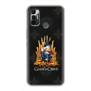 Чехлы для TECNO Spark 7P - Скрудж МакДак Louis Vuitton (PREMIUMPrint) (Король денег)
