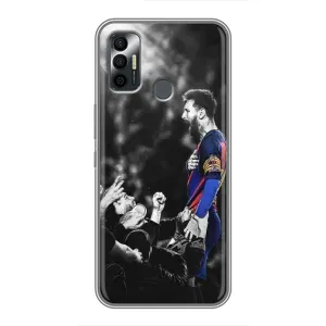 Чехлы Месси для TECNO Spark 7P (AlphaPrint) (Lionel Messi)