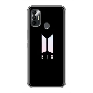 Чехол с принтом «Лого BTS» для TECNO Spark 7P