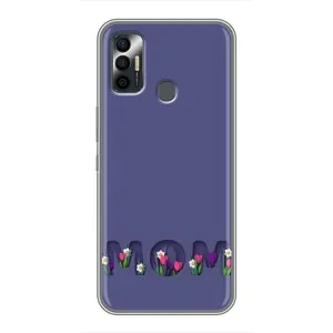 Чехлы для мамы на TECNO Spark 7P (Мама в цветах)