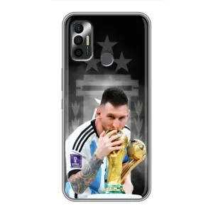 Чохли для TECNO Spark 7P (Leo чемпіон) (AlphaPrint) (Мессі Чемпіон)