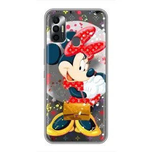 Чохол Disney Mouse TECNO Spark 7P (PREMIUMPrint) (Minni з бантіком)