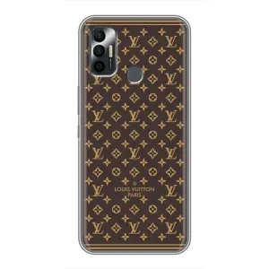 Чохли Луі Вітон для TECNO Spark 7P (AlphaPrint - LOUIS VUITTON) (шпалери LV)