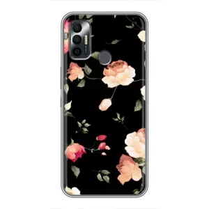 Чехлы с Цветами для TECNO Spark 7P (VPrint) (Розочки)