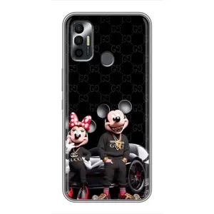 Чохол Disney Mouse TECNO Spark 7P (PREMIUMPrint) (Родина Маусів)