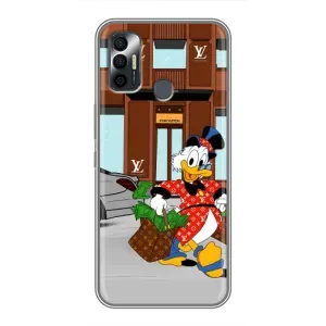 Чехлы для TECNO Spark 7P - Скрудж МакДак Louis Vuitton (PREMIUMPrint) (Скрудж ЛВ)