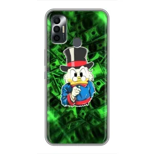 Чехлы для Техно Спарк 7Р - Scrooge MagDag (PREMIUMPrint) (Скрудж МакДак)