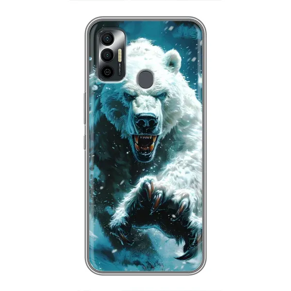 Чехол с принтом «Полярный медведь» для TECNO Spark 7P Чехол с принтом «Полярный медведь» для TECNO Spark 7P