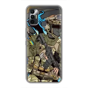 Чехлы с картинкой ЗСУ для TECNO Spark 7P (AlphaPrint)
