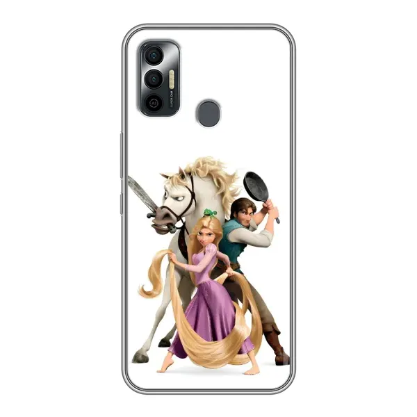 Чехол с принтом «Рапунцель и друзья» для TECNO Spark 7P