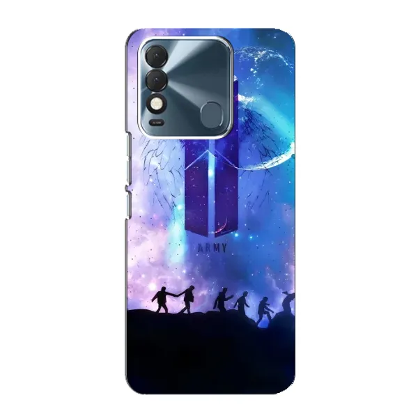 Чехол с принтом «Army BTS» для TECNO Spark 8 Чехол с принтом «Army BTS» для TECNO Spark 8