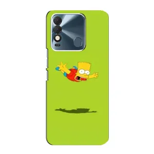 Чjхол з Сімпсонами для TECNO Spark 8 (VPrint) (Барт Сімпсон)