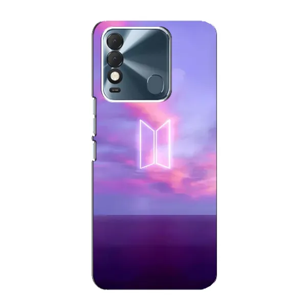 Чехол с принтом «BTS логотип» для TECNO Spark 8 Чехол с принтом «BTS логотип» для TECNO Spark 8