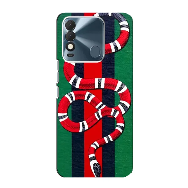 Чохол з принтом «Gucci змія» для TECNO Spark 8