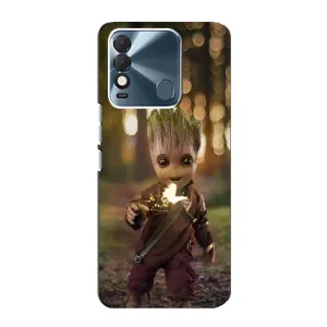 Чохол з принтом «I am Groot» для TECNO Spark 8