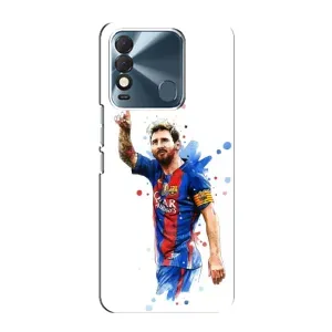 Чехлы Месси для TECNO Spark 8 (AlphaPrint) (Лео Месси)