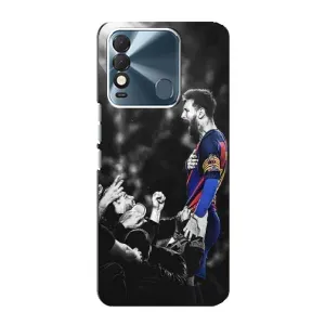 Чехлы Месси для TECNO Spark 8 (AlphaPrint) (Lionel Messi)