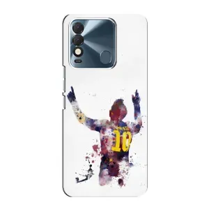 Чехлы Месси для TECNO Spark 8 (AlphaPrint) (Messi Barca)