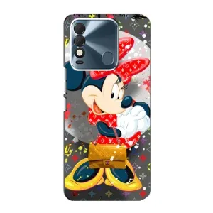Чохол Disney Mouse TECNO Spark 8 (PREMIUMPrint) (Minni з бантіком)