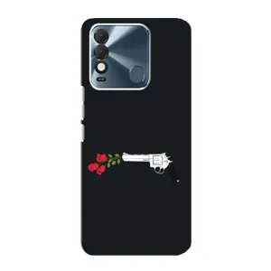 Чехлы (ART) Цветы на TECNO Spark 8 (VPrint) (Неочікувані квіти)