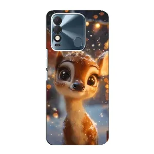 Чехол с принтом «Олененок среди гирлянд» для TECNO Spark 8