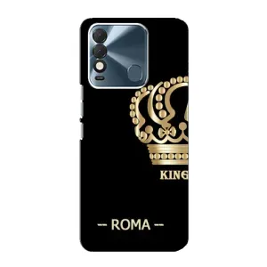Чохли для TECNO Spark 8 (VPrint) - Футбольні клуби (Roma)