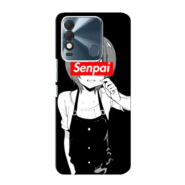 Чехол с принтом «Senpai» для TECNO Spark 8 Чехол с принтом «Senpai» для TECNO Spark 8