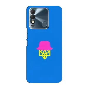 Чохли для TECNO Spark 8 Укр. Символіка (AlphaPrint) (Шапка на гербу)