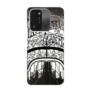 Чехол с дизайном Венздей 2 на TECNO Spark 8C (Ворота Академии Невермор)